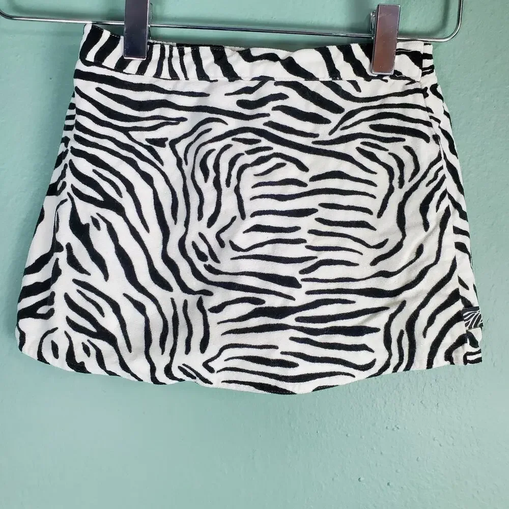 Gymboree Girl's Mod Zebra Velour Skort Size 4